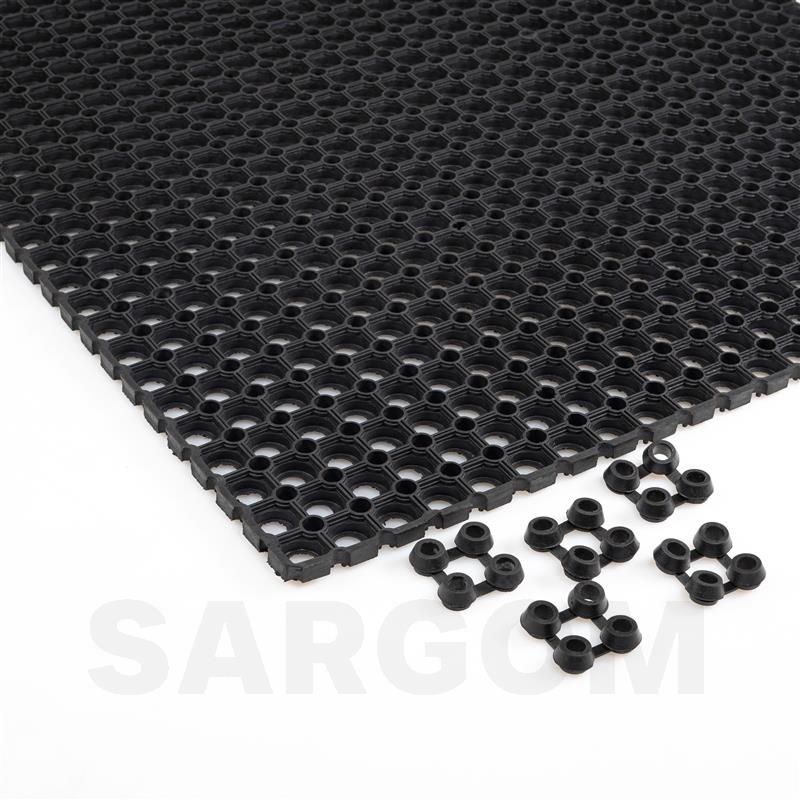 Alveolar rubber doormat